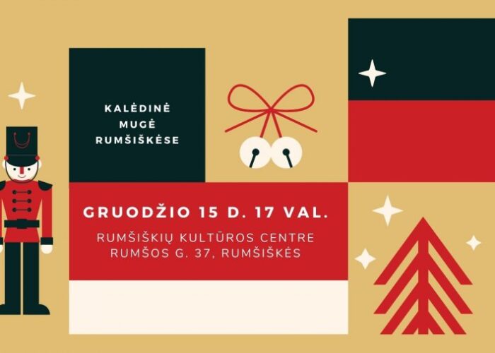 Kalėdinė mugė ir Rumšiškių kultūros centro kolektyvų koncertas Rumšiškėse!