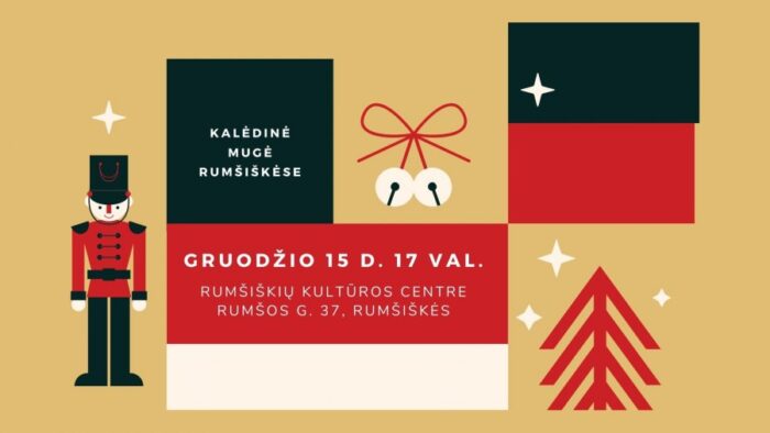 Kalėdinė mugė ir Rumšiškių kultūros centro kolektyvų koncertas Rumšiškėse!