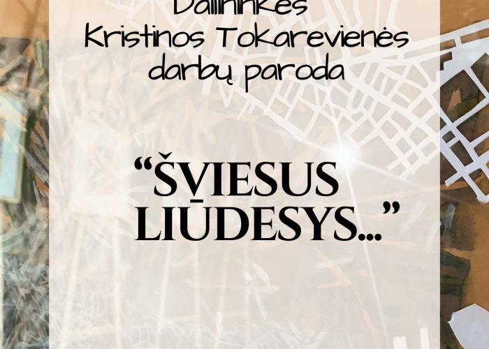 Dailininkės Kristinos Tokarevienės dabų paroda „Šviesus liūdesys“