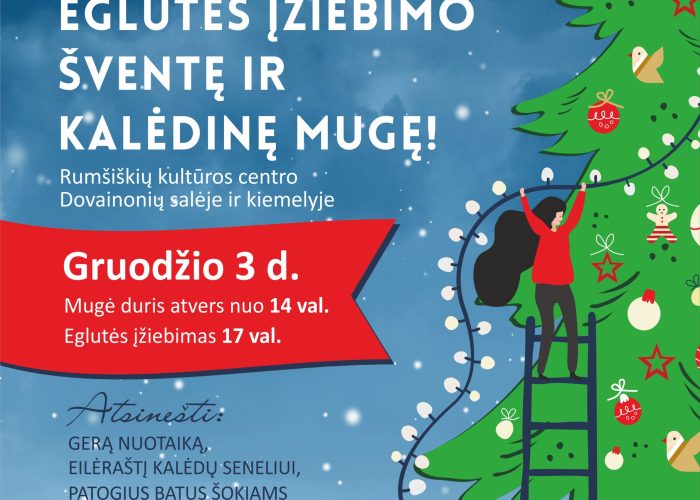 Dovainonių eglės įžiebimo šventė ir Kalėdinė mugė