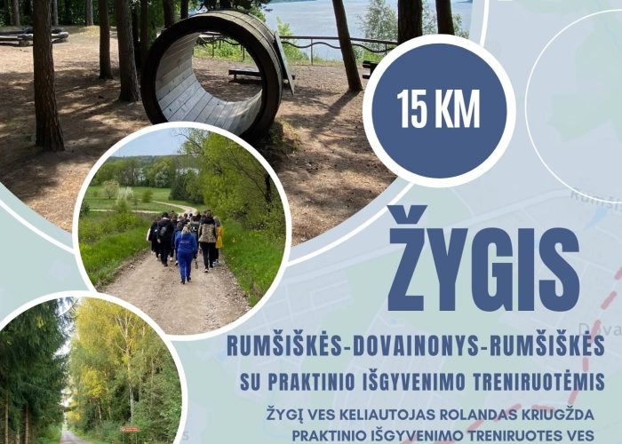 15 km žygis Rumšiškės – Dovainonys – Rumšiškės