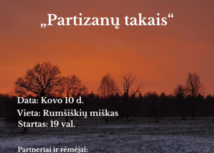 Naktinis žygis „Partizanų takais”