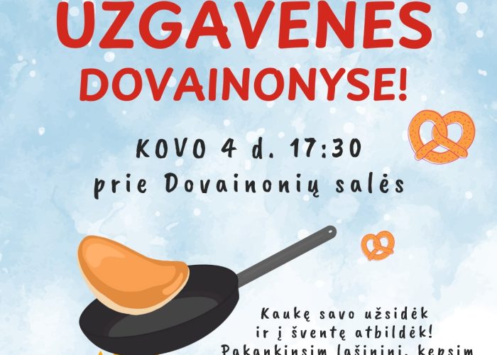 Užgavėnių šventė Dovainonyse