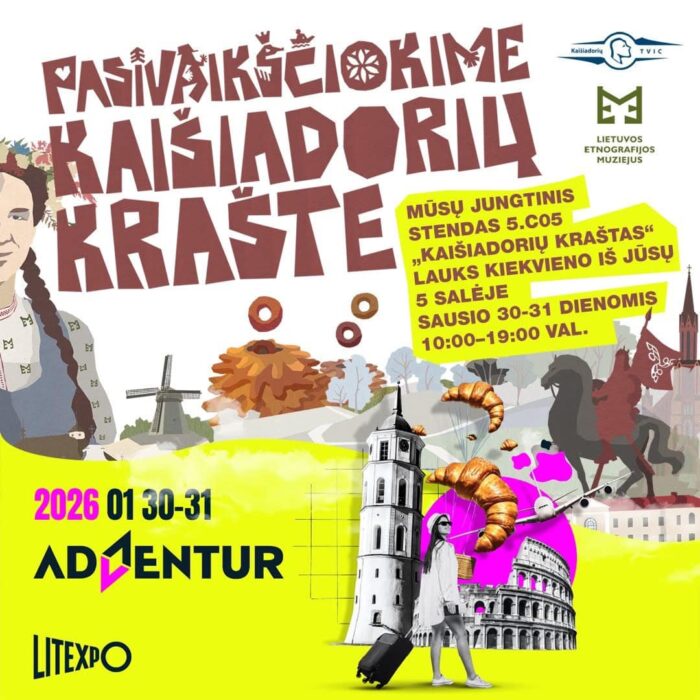 Sausio 30 – 31 d. susitikime tarptautinėje turizmo parodoje ADVENTUR 2026