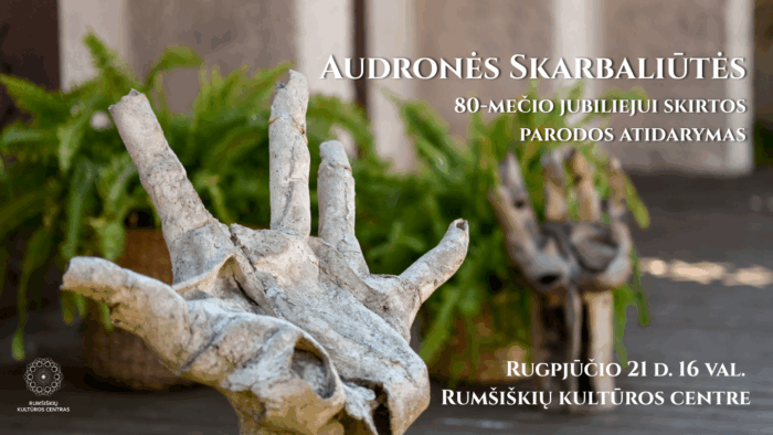 Audronės Skarbaliūtės 80-mečio jubiliejui skirtos parodos atidarymas